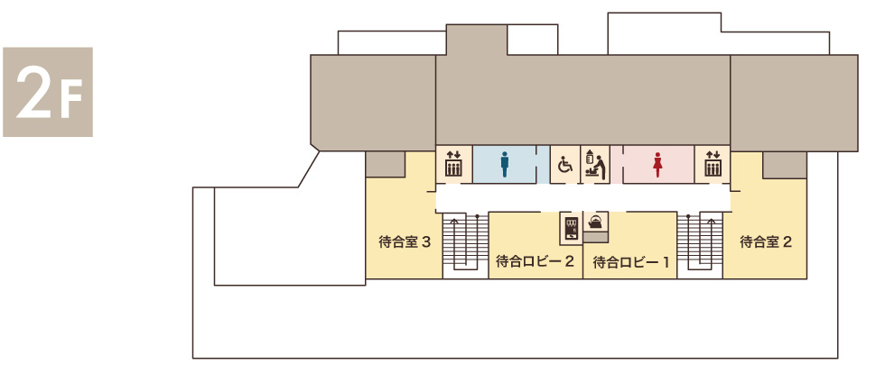 フロア案内図 2F